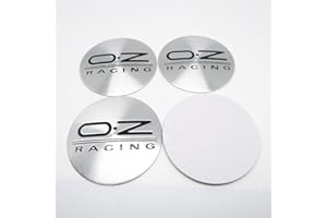 SANQIUTOU 4 Stück Nabendeckel Aufkleber für OZ 60mm,Nabenkappen Abzeichen Sticker Auto Radnabenkappen Aufkleber Felgen Aufkleber Dekorationsaufkleber,A