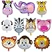 Produktbild LAKIND Folienballon Tiere 10-Pack Tierballons Tier Ballons Luftballons Kindergeburtstag - Helium ist Erlaubt, Perfekt für Kinder Geburtstag Party Dekoration(10-Pack)