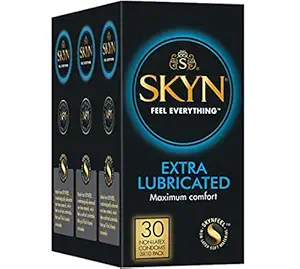 SKYN Extra Lube Non Latex Condoms Pack of 30