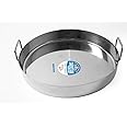 PLANET 007 Stainless Steel Commercial Purpose Use Jalebi Kadai with Handle Tawi Kadhai Jalebi Tawa 3 mm Thickness Size 24 Inch - Fastest Delivery By DHL