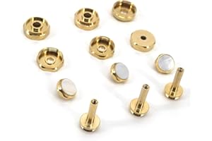 Hapihom 12pcs Piccolo Tasto Tromba Pistone Fibbia Ottone Portatile Musical Tromba Strumento Strumento Strumento Accessori