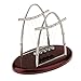 Generic Red Plastic Base Stand Steel Ball Classic Newton Cradle Balance Balls Arch-S RS.265.00
