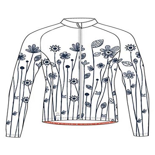 Maloja Crocus Maillot Ciclismo, Damen, Weiß, XL