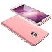Produktbild Schutzhülle für Samsung Galaxy A8+ 2018, SXUUXB Stylish Cool Samsung Galaxy A8Plus 2018 Glatt 3 in 1 Premium PC Hartplastik Hülle [3-Stück] Abnehmbare Dustproof Slim Case Cover für Samsung Galaxy A8Plus/A8+ 2018/A730F 6.0 Zoll - Roségold + 1 Kostenlos Bracket (Color Random)