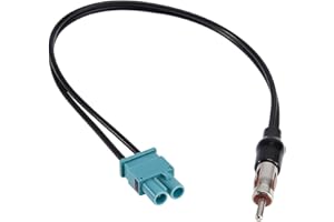 Adapter anteny samochodowej Dual Fakra firmy Keple | Adapter anteny samochodowej podwójny adapter Fakra na DIN (typ Motorola Type) do systemów anteny róznorodnych w Fiat, Mercedes, Peugeot, Skoda, Seat, modele samochodów