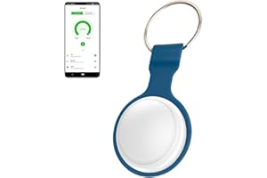 EMEBAY Traqueur Bluetooth Localisateurs D’Objets, Fonctionne avec l’App Mobile Compatible Android et iOS, Tracker Anti-Perte pour Valises Portefeuilles Clés Animaux domestiques Enfants âgés