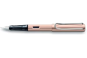 Lamy 1235651 AL-star 50 - Penna stilografica in alluminio colore Cosmic con impugnatura trasparente e molla in acciaio, spessore piuma EF