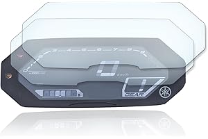 ‎MOTO SCREENIES Tachoschutzfolie Displayschutzfolie geeignet für Yamaha MT07 FZ07 2020+ 2x 9H Nano Glas Technologie