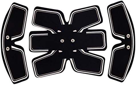 HanXiang Replaceable Pads for Muscle Stimulators Belt, Waist Trainer for Weight Loss Men Women ABS Exercise Equipment, Slimmer Belt Gym Workout Home Fitness Machine (replaceable pads white)