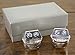 Noah's Ark Silver Plated First Tooth and Curl Trinket Box Keepsake Set
