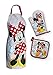 Produktbild Maxi&Mini - SET DE CUISINE TABLIER + MANIQUE + GANT DE CUISINE MOTIF MINNIE MOUSE DISNEY