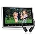 Produktbild NAVISKAUTO 10,1" HD Kopfstütze Monitor DVD Player Auto TFT LCD Bildschirm FM 1080P 30Fps Video/ HDMI Funktion/ USB/ SD Schwarz+Silber Rahmen IR Köpfhörer CH1003S