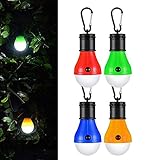 【Lampara de Camping Brillante y cómodo】Utilizando LED de 8 mm x 4, su alta resolución de 150 lúmenes ofrece el máximo brillo que puede iluminar fácilmente todo el camping, por lo que no hay necesidad de preocuparse por las interrupciones, ya sea en interiores o exteriores.