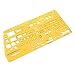 Segolike 1 Piece Multishape Ruler Drafting Drawing Template Stencil Drawing Tools DIY 1:50000 Measuring Tools RS.1600.00