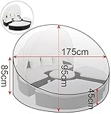 WOLTU® Schutzhülle für Sonneninsel Gartenliege...