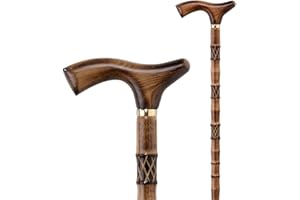 Flexor - Bastón Clásico de Madera de Haya | Ligero y Cómodo | Resistente y Elegante | Ideal para Mayores | Bastón para Caminar | Cavip by Flexor 303