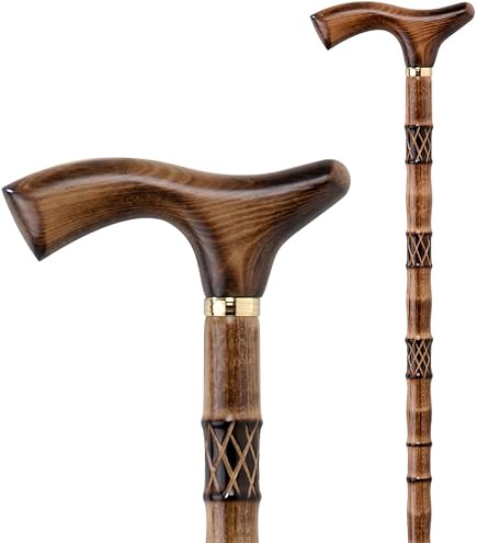 Bastone da passeggio per uccelli | Canna di legno intagliata a mano | Regalo naturale unico - Italia Bastone da passeggio per uccelli | Canna di legno intagliata a mano | Regalo naturale unico - Italia
