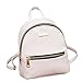 Produktbild Gaddrt Frauen Leder Rucksack Schulrucksack College Schulter Satchel Reisetasche Rucksack 17 X10 X 21cm (White)