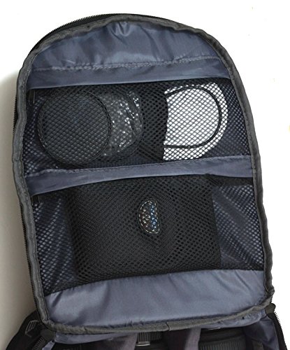 Maxsimafoto - Grande Sac    dos sac    dos - Sac pour appareil photo num  rique SLR et DSLR Cam  ras comme Canon 650D 700D 750D 760D 800D 77D 100D 1100D 1200D 1300D Nikon D3400 D3300 D3200 D3100 D5600 D5500 D5300 D5200 D750 D90