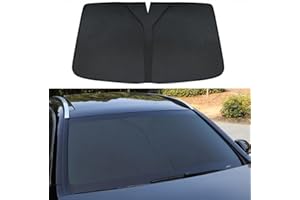 LUKBUT Adatto per Porsche MACAN 2020-2022, Parasole per parabrezza, Parasole per auto pieghevole, Interni automobilistici per protezione solare