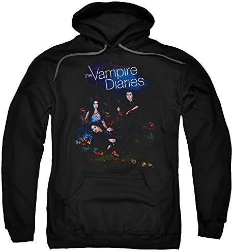 The Vampire Diaries Tempted Mens Pullover Hoodie Black LG