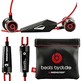urbeats by dr dre New Monster ibeats nur 3,5 mm Stereo-In-Ear-Kopfhörer schwarz