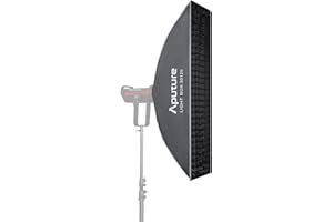 Aputure Light Box 30120 - Softbox rettangolare con griglia e supporto Bowens per Amaran 60/100/200, Aputure LS 300/600/120 Sereis LED