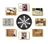 HomySnug Baby Sicherheit Sperren Kindersicherung multifunktionale Baby Sicherheitsschloss für Schubladen und Kleiderschrank – 10 stück - 7