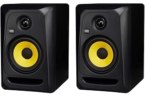 KRK SYSTEMS KRK Classic 5 - Monitor da studio a 2 vie, colore: Nero (coppia)