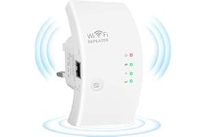 Cetoon WiFi Extender Booster - Wifi Extender Repeater Covers Up to 3000sq.ft and 45 Devicess, Wireless Internet Booster with Ethernet Port, Quick Setup, 300Mbit/s/2.4GHz Wifi Range Extender