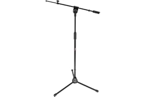 Tlingt Support Heavy Duty Mic Boom Stand, Professional Grade Tripod Microphone Boom Stand for Stage, Studio, Recording, Home Use...