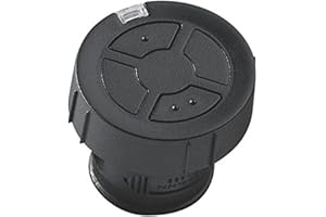 Hörmann Handsender HSZ2 868-BS, Garagentor-Öffner mit 2 Tastenfunktionen, Funkfernbedienung mit BiSecur-Funktechnik, schwarz, Art.-Nr. 436782