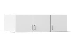 ‎RAUCH MÖBEL Rauch Möbel Bremen Schrankaufsatz für zusätzlichen Stauraum für den Kleiderschrank 3-türig, Weiß, kombinierbar mit Schrank-Breite 136 cm aus Modellserie Bremen BxHxT 136x39x54 cm