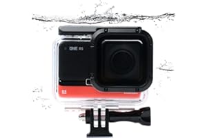 Honbobo Boîtier étanche Compatible avec Insta360 One RS 4K Edition sous-Marin Coquille de plongée 60M Coque de Protection