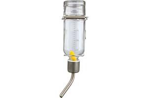 Trixie Small Animal Glass Water Bottle, 125 ml