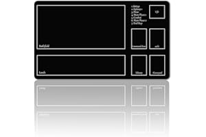 four leaves MTG Alfombra de juego + bolsa gratis, con zonas de tarjetas, juego de cartas coleccionables, alfombra mágica, alfombrilla de mesa, alfombrilla de ratón, tamaño 60 x 35 cm, compatible con