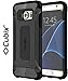Cubix® Shock Proof Case For Samsung Galaxy S7 edge Tough Armor Tech Series Back Cover case With Premium Carbon Fiber Texture 4 Side Air Cushion Extra Soft Buttons - Black RS.650.00