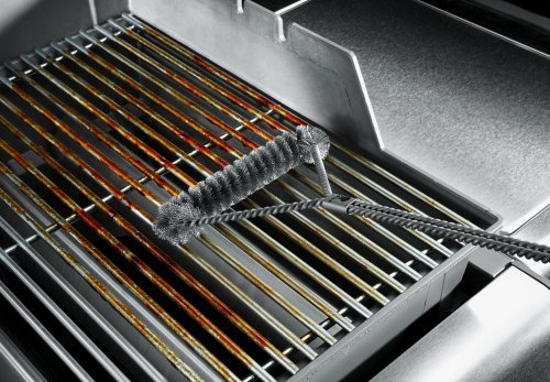 Weber 6493 3-seitige Grillbürste mit Edelstahlborsten, 53 cm - 7