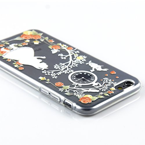 iPhone 6S Case, Clear Transparent Princess Case and Screen Protector for iPhone 6S/6 [4.7] [White Alice] Case Buddy â„¢
