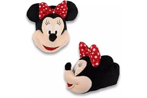 de fonseca Pantofole 3D Minni donna - moppine Disney invernali Ragazza - Minnie Mouse scarpette peluche da casa antiscivolo con fiocco Poise