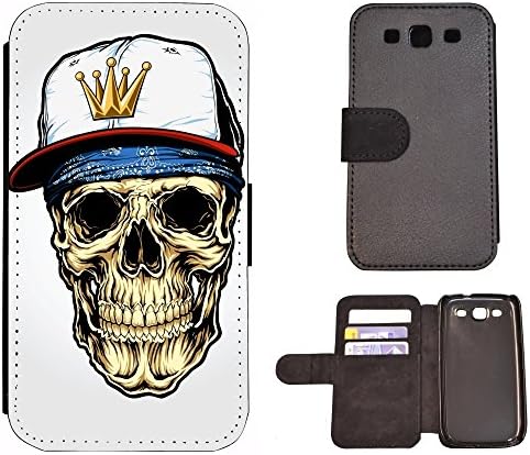 Flip Cover Case for, Fabric, 1072 Totenkopf Carton Basecap, Samsung Galaxy J5 (Modell 2016) J510