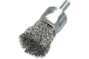 Osborn 0002509162 - Cepillo pincel acero de alambre ondulado con vástago de 6 mm y filamento de Ø 0.30 mm (17x45)