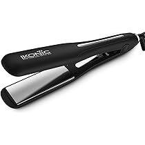 Ikonic Pro Titanium Shine 3.0 Hair Straightener Black with