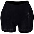 Tjackson Pants,Bodysuit,underwear,Women's Boyshorts Panties with Butt Pads Hip Enhancer Body Sculpting Underwear