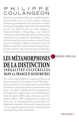 Book's Cover of Les métamorphoses de la distinction