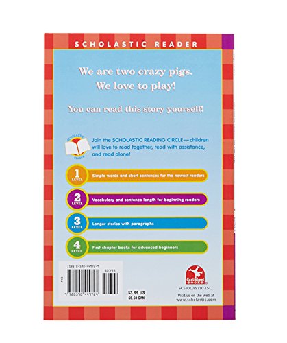 Livres Couvertures de Scholastic Reader Level 2: Two Crazy Pigs