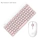 Produktbild GCCLCF Drahtloses Keyboard-Spiel Büro zu Hause Licht und dünne stumme Mädchen niedlich rosa Tastatur