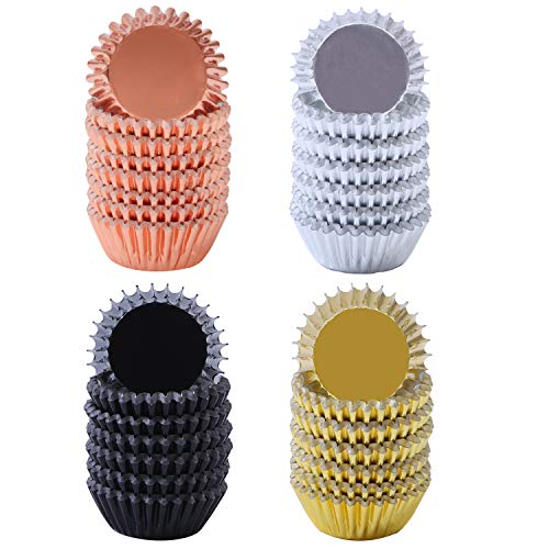 Elcoho - Confezione da 600 mini pirottini metallici per...