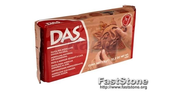 das 1kg white modelling clay