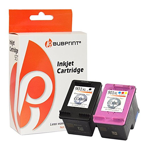 2 Druckerpatronen kompatibel für HP 901XL black + color